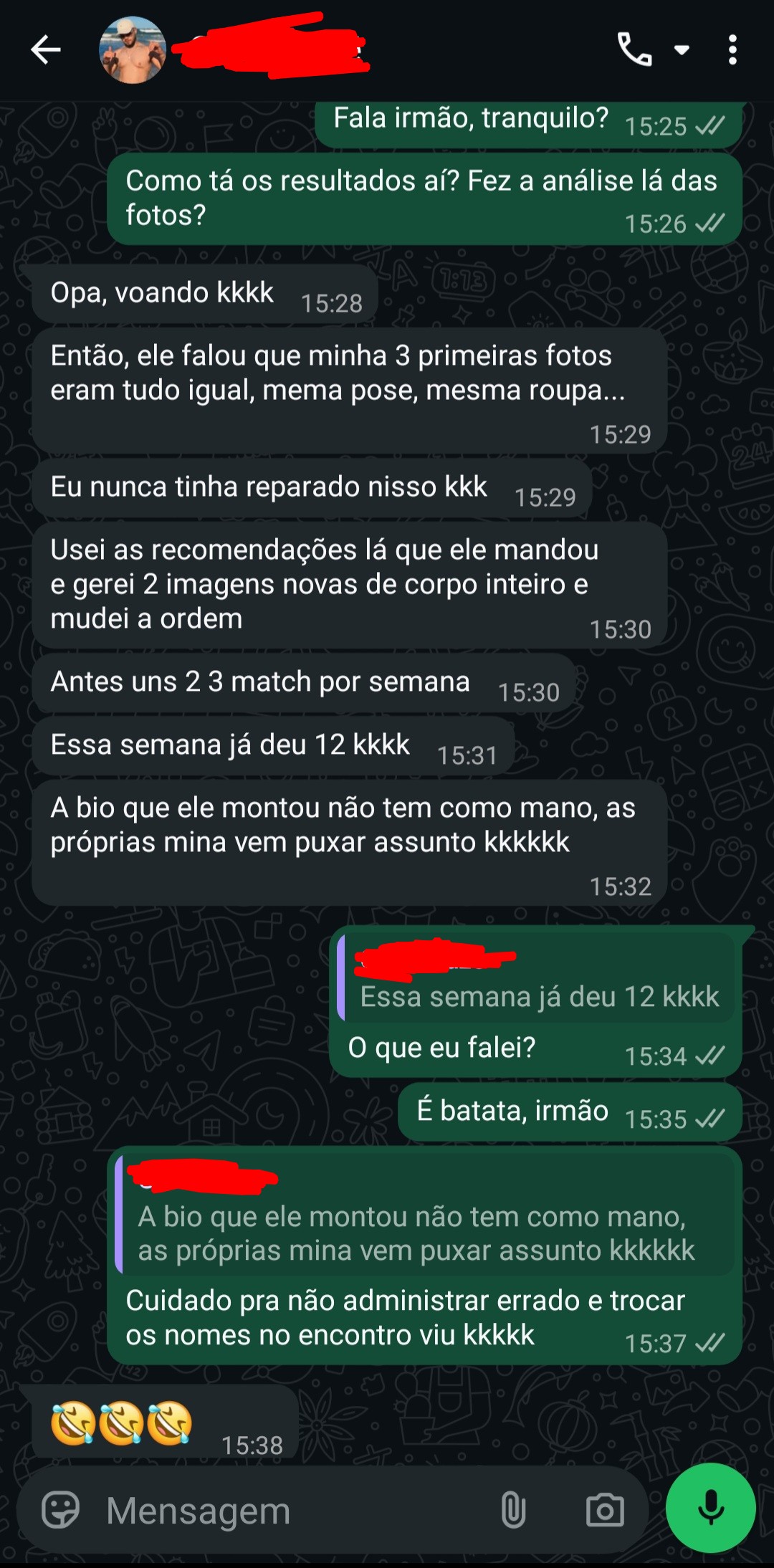 Depoimento anonimizado três