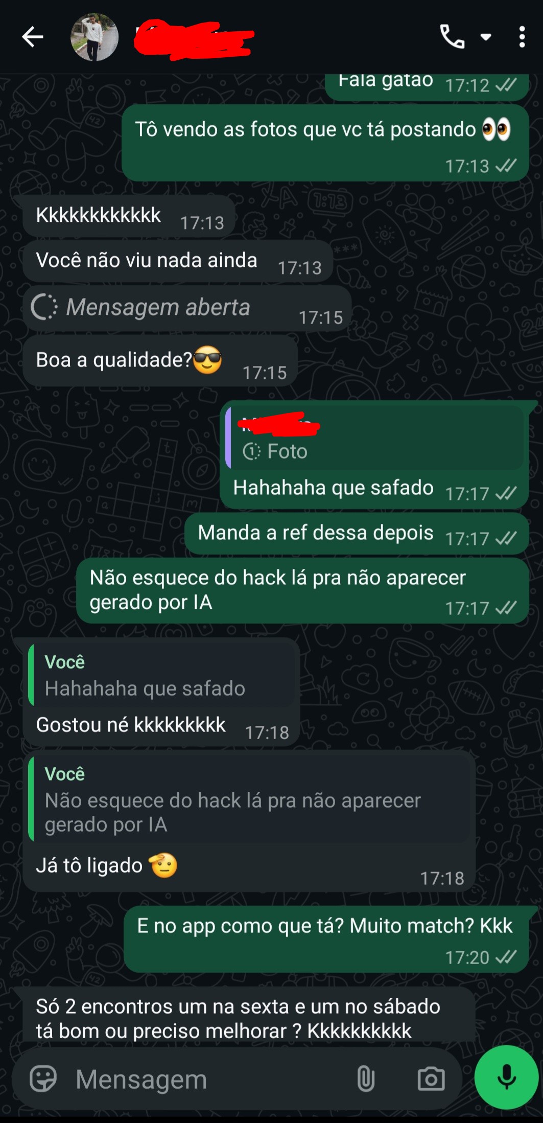 Depoimento anonimizado quatro