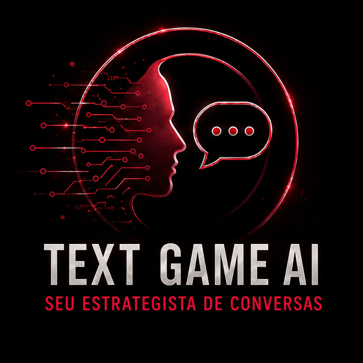 Nova capa do Text Game AI — estrategista de conversas
